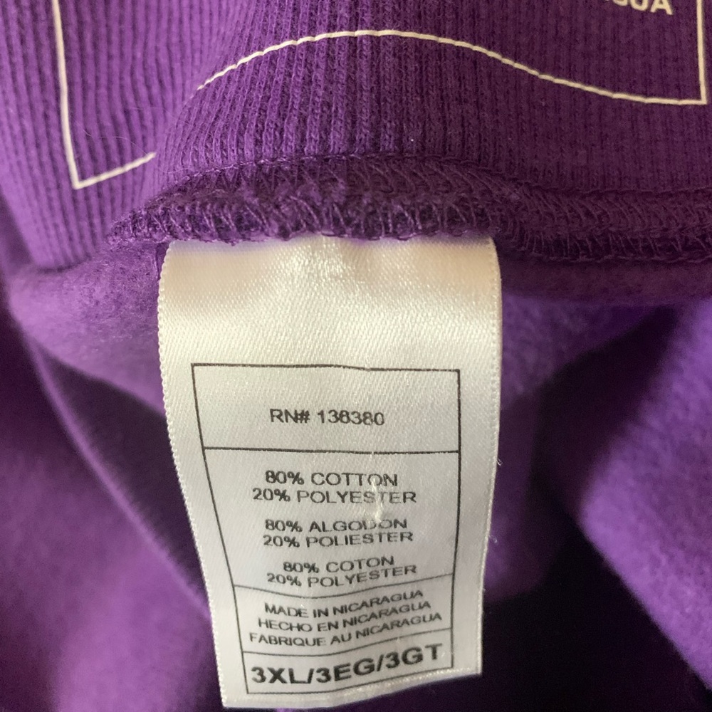 A pair of heavy sweatpants.